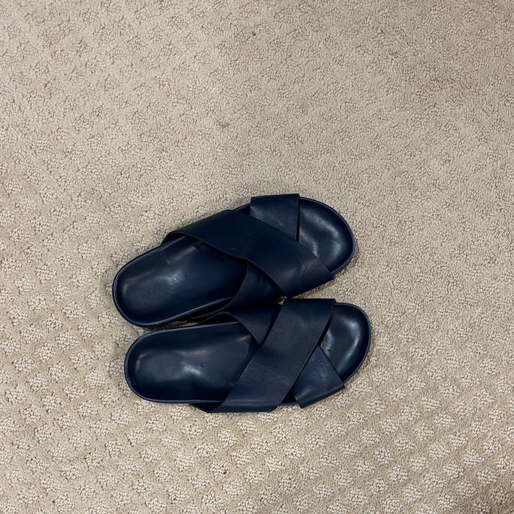 Everlane Navy Blue Sandals